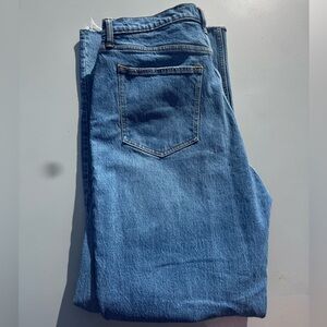 Abercrombie & Fitch Light Blue High-Waist Denim Shorts